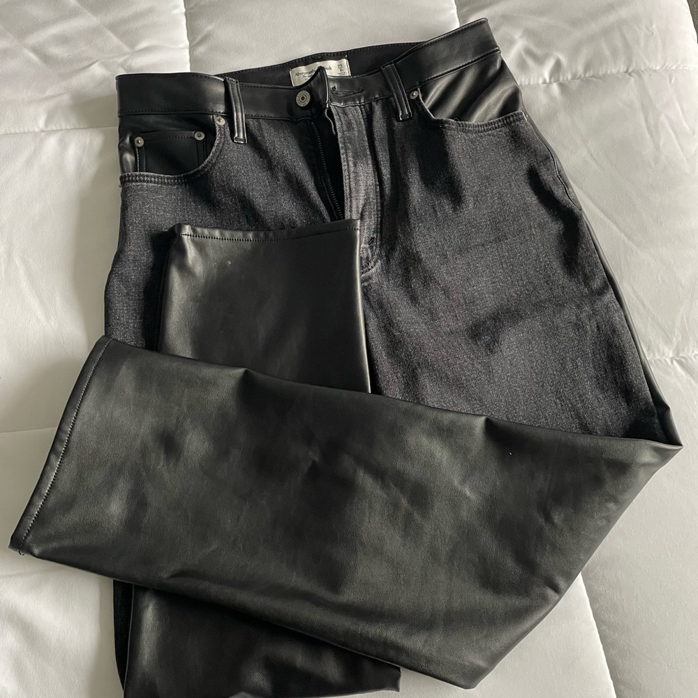 Abercrombie Leather Pants
